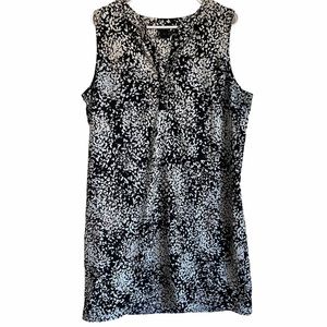ANN TAYLOR | BLACK + WHITE DRESS XL